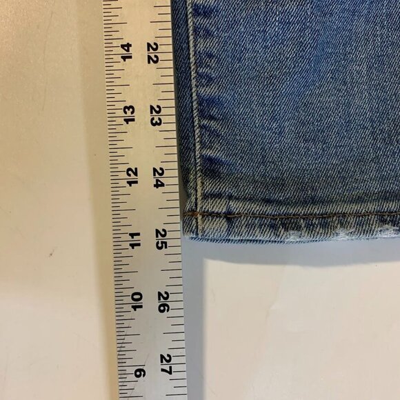 Point Sur Women's Shoreditch Mid Rise in Light Sky Wash Straight Jean Size 26 - Picture 14 of 14